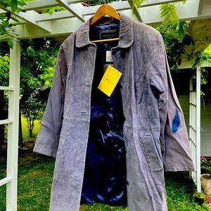 Centigrade Suede jacket Hand Painted with Mother Earth